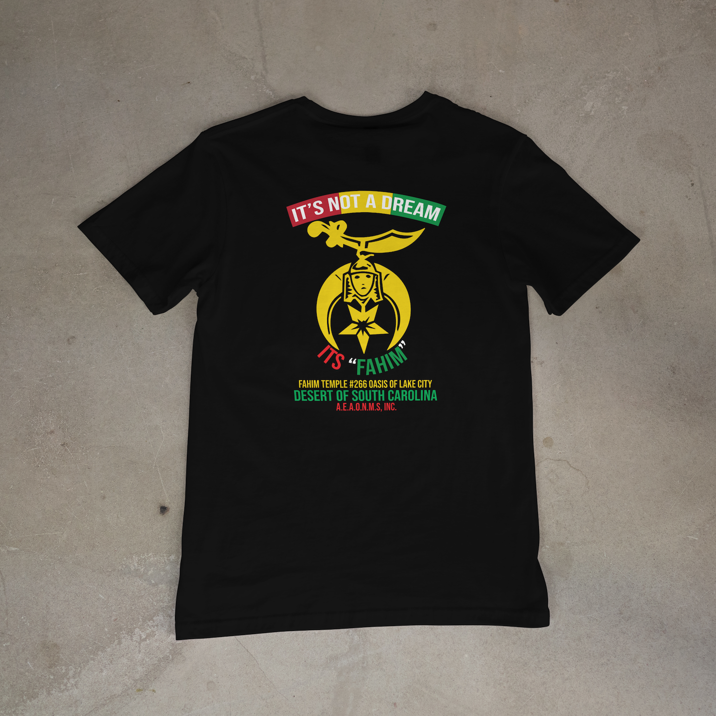 Shriners Juneteenth 1865 T-Shirt | Fahim Temple #266 Desert of South Carolina | Black History & Shriner Pride Tee