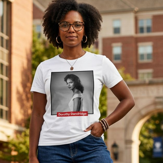 Dorothy Dandridge Tribute Tee | Black History Icon T-Shirt | Classic Hollywood Graphic Shirt