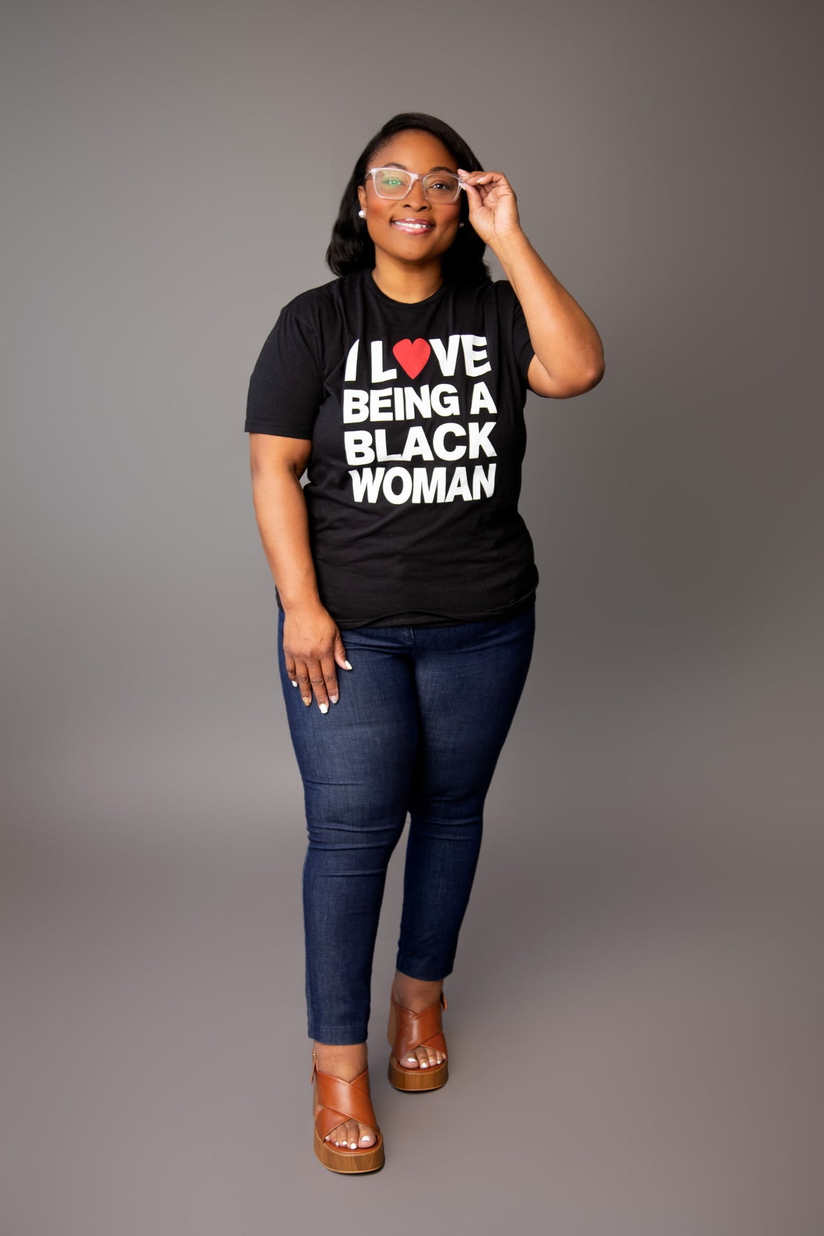 BLMW - I Love Being A Black Women T-Shirt - 550strong