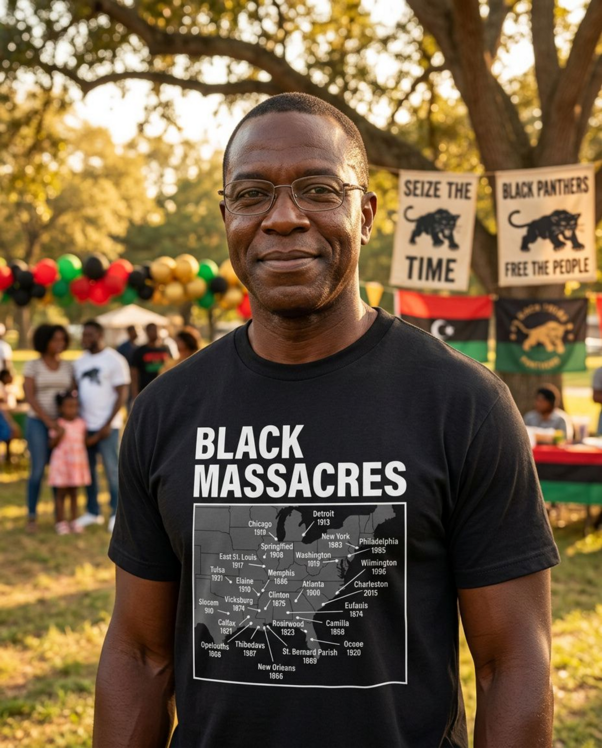 Black Massacres History T-Shirt | Educational Black History Tee | Remember the Untold Stories | Unisex Graphic Shirt - 550strong