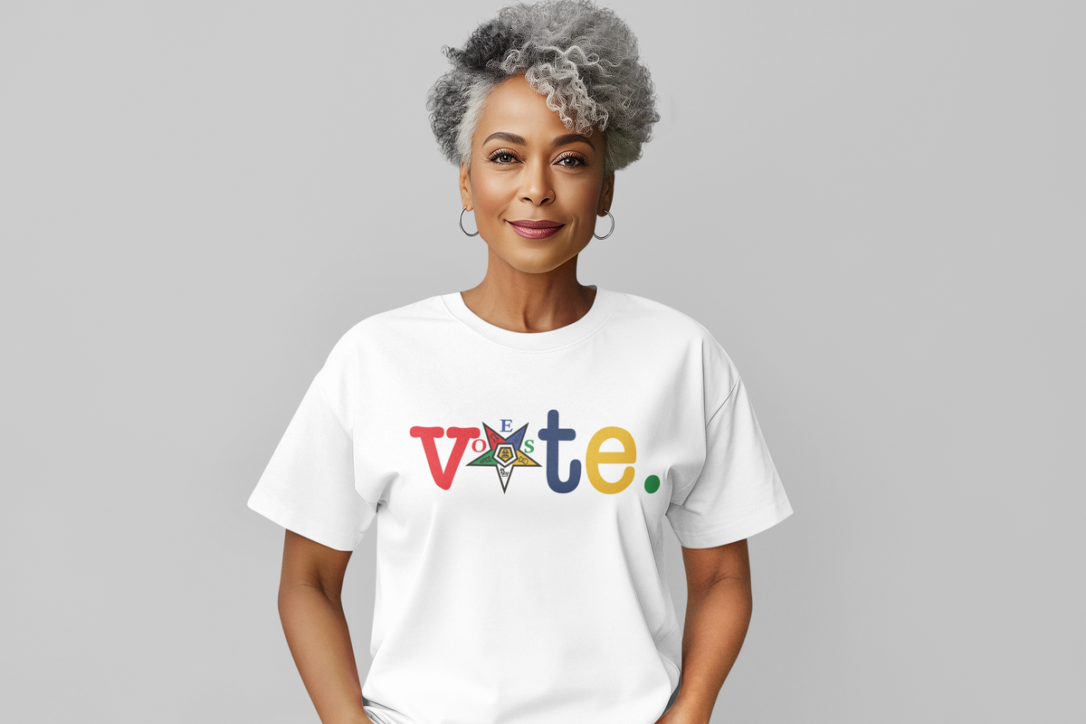 Order of the Eastern Star Vote T-Shirt | OES Apparel - 550strong