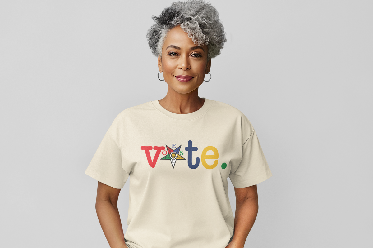 Order of the Eastern Star Vote T-Shirt | OES Apparel - 550strong