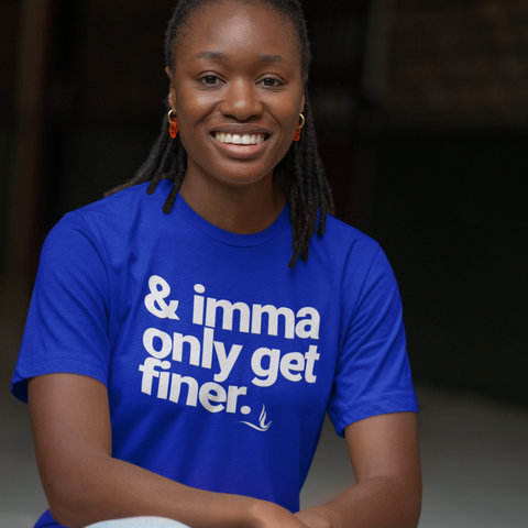 Zeta Phi Beta - And imma only get finer | Soft Short-Sleeve Unisex T-Shirt