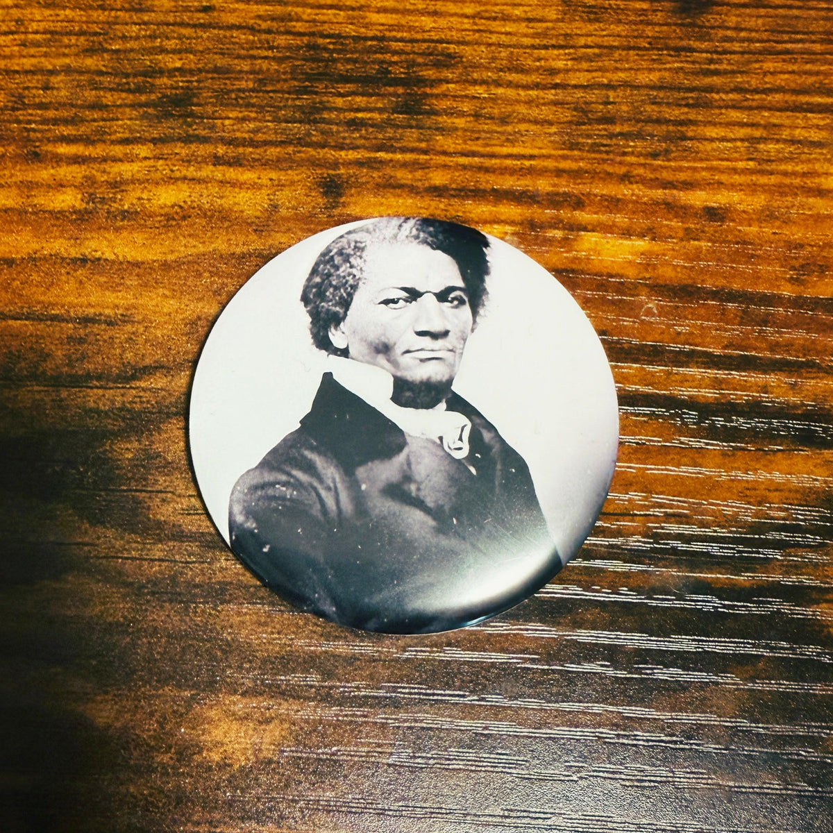 Black History Button - Fredrick Douglass - 2.25"