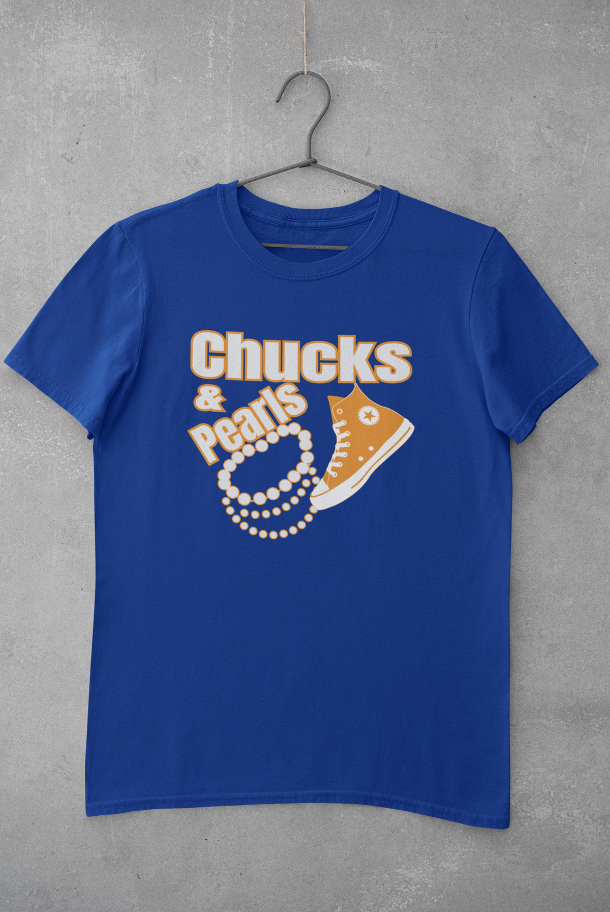 Chucks and Pearls Kamala Harris Shirt - Blue & Gold Edition - 550strong