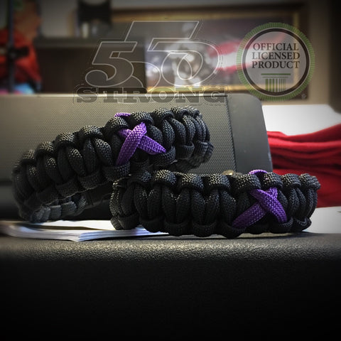 Lupus | Domestic Violence Awareness Ribbon Paracord Bracelet - 550strong